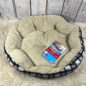Vibrant Life Round Cuddler Pet Bed